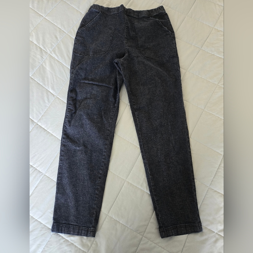 Croft & Barrow Womens Pull-on Jeans Size L Tall